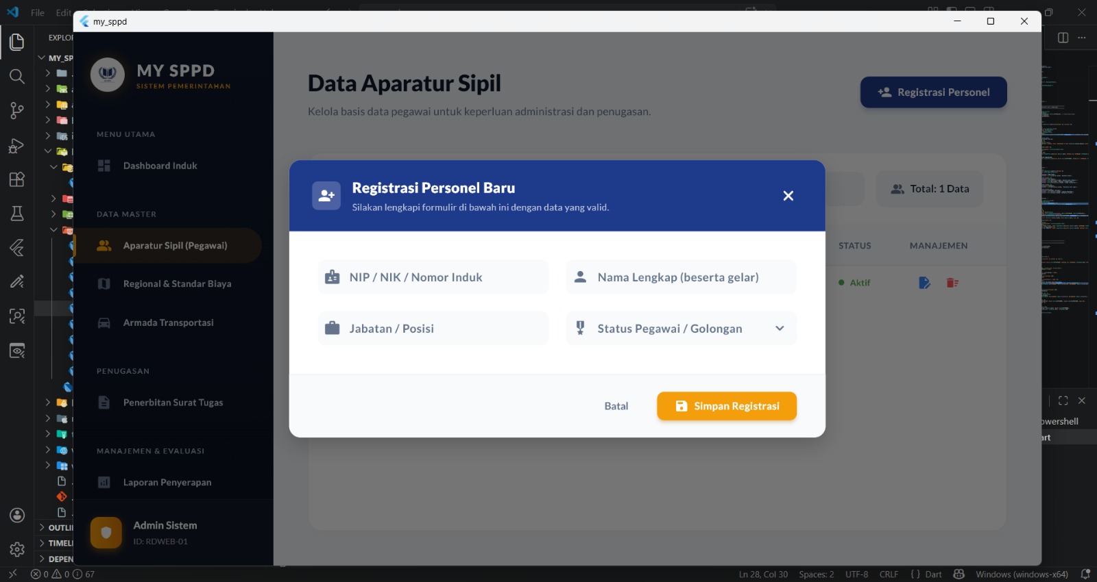 Software Administrasi Pemerintahan (Gov-Tech) - Sistem SPPD (Surat Perintah Perjalanan Dinas) - gambar 10