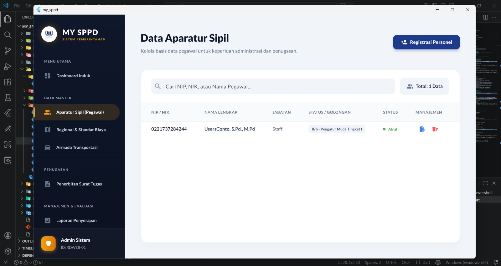Software Administrasi Pemerintahan (Gov-Tech) - Sistem SPPD (Surat Perintah Perjalanan Dinas) - gambar 11