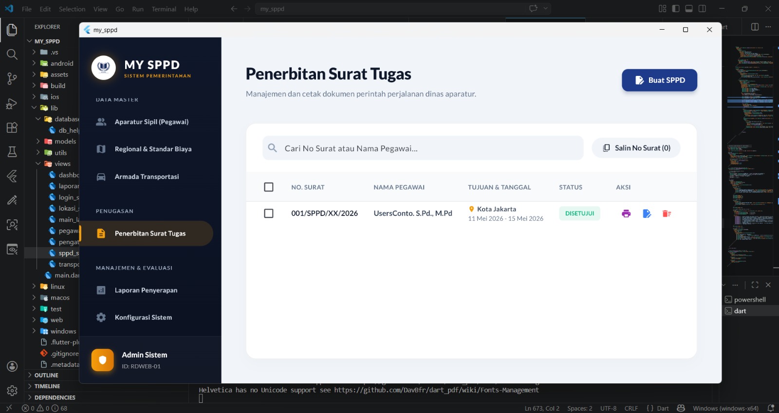 Software Administrasi Pemerintahan (Gov-Tech) - Sistem SPPD (Surat Perintah Perjalanan Dinas) - gambar 4