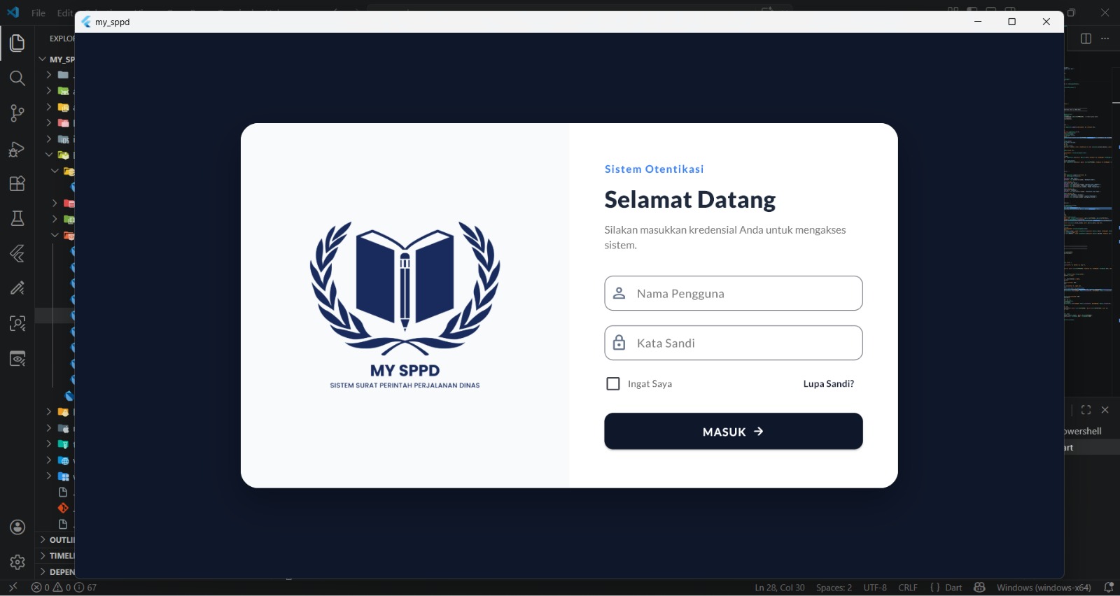 Software Administrasi Pemerintahan (Gov-Tech) - Sistem SPPD (Surat Perintah Perjalanan Dinas)